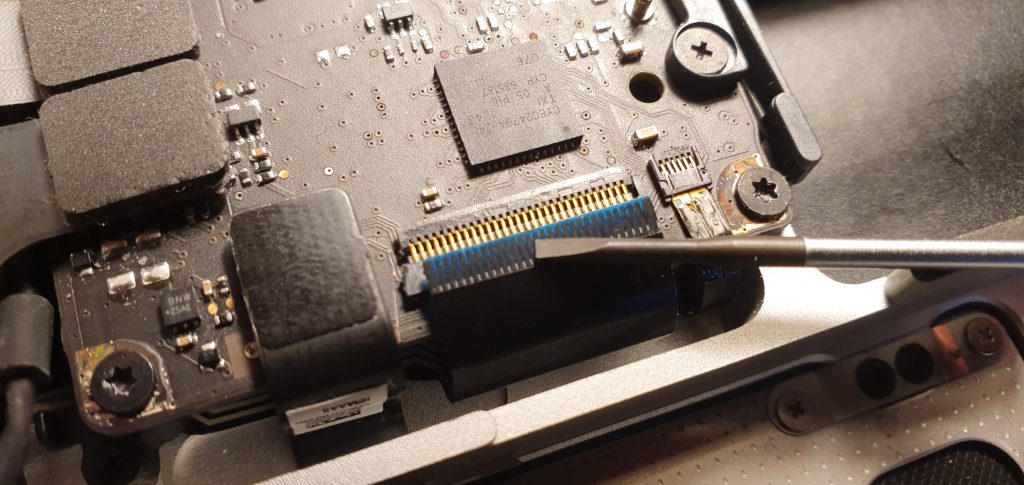 Replacing the keyboard connector tab was nearly impossible