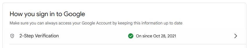 Google account