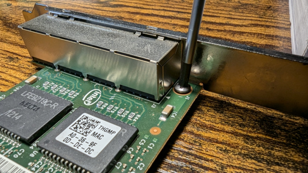 Custom router mini pc 4 port nic build