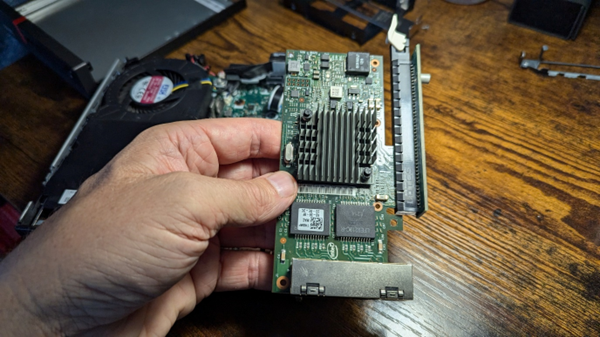 Custom router mini pc 4 port nic build