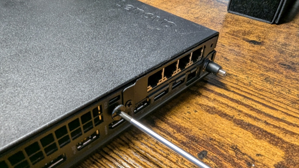 Custom router mini pc 4 port nic build