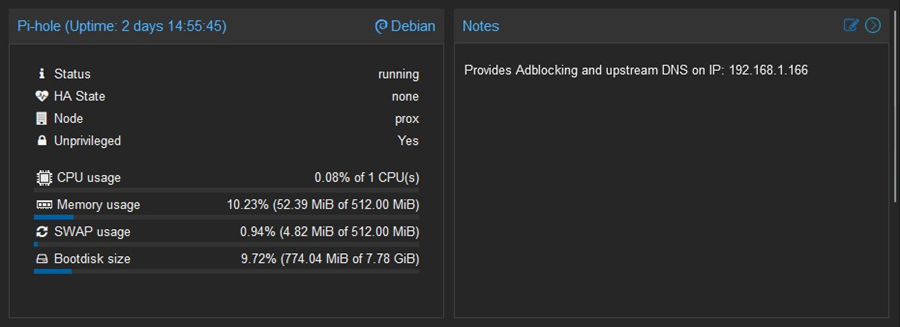 Proxmox Virtual Environment
