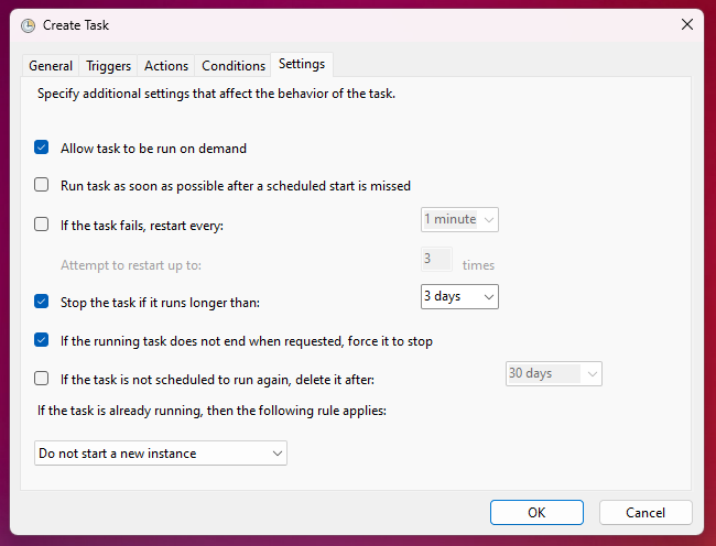 Task Scheduler Microsoft Windows